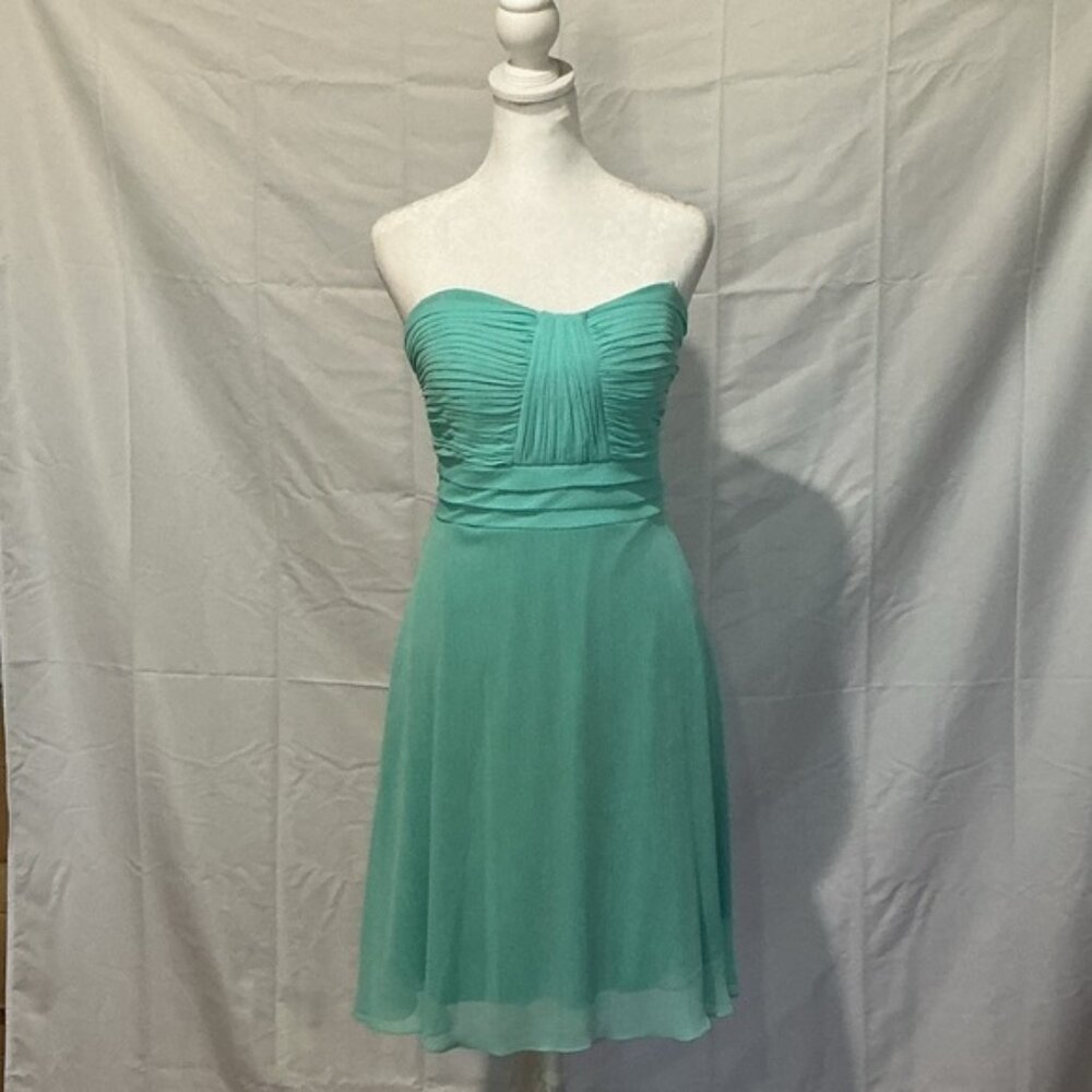 Cinderella Strapless Turquoise Dress